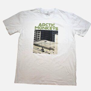 Arctic Monkeys The Car Photo Adult White Tour Shirt New 2XL